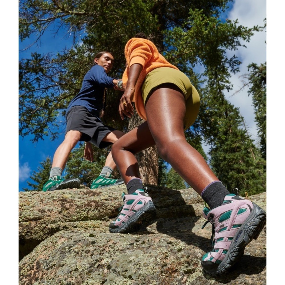 Outdoor Voices x Merrell collab hiking boots